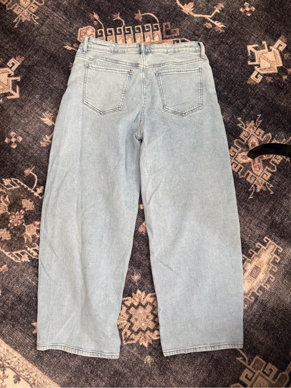 Quince Bella Stretch Barrel Jeans - Cool Blue - Picture 8 of 11